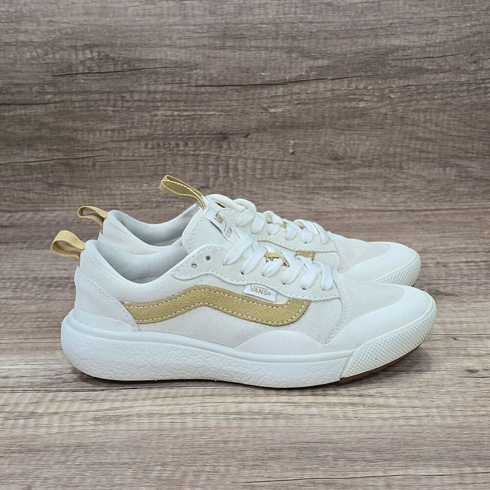 VANS UltraRange EXO SE Women's Size 5 Marshmallow Tan Suede Sneakers (721356)